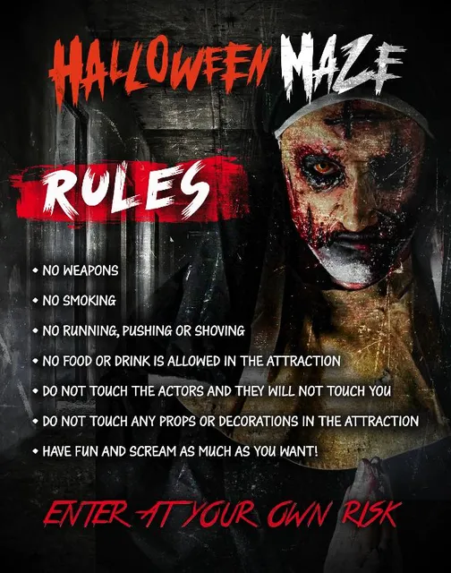 Halloween Maze Haunted house