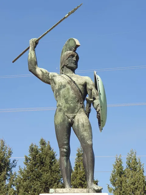 Memorial to Leonidas and 300 Spartans