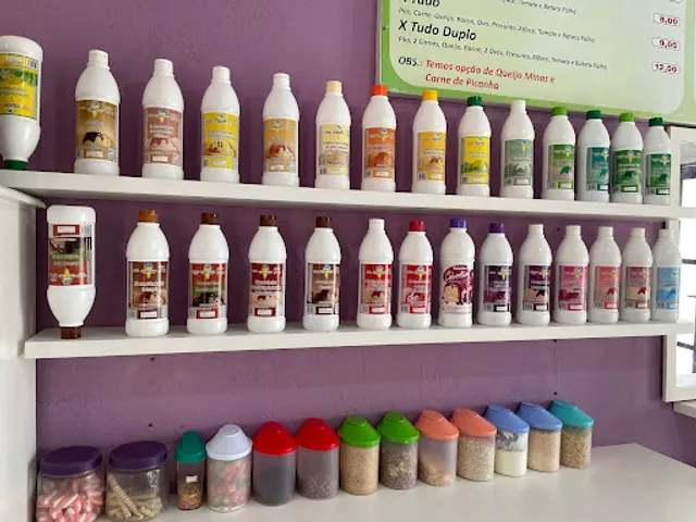 Lanchonete a cor do açai