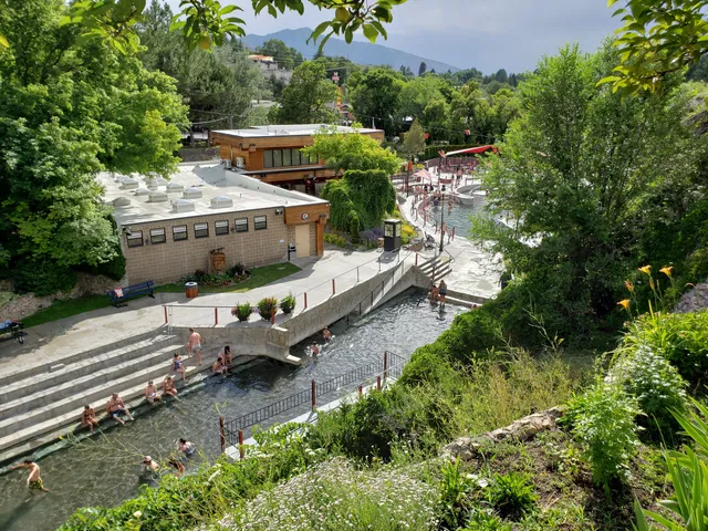 Sunken Gardens at Lava Hot Springs
