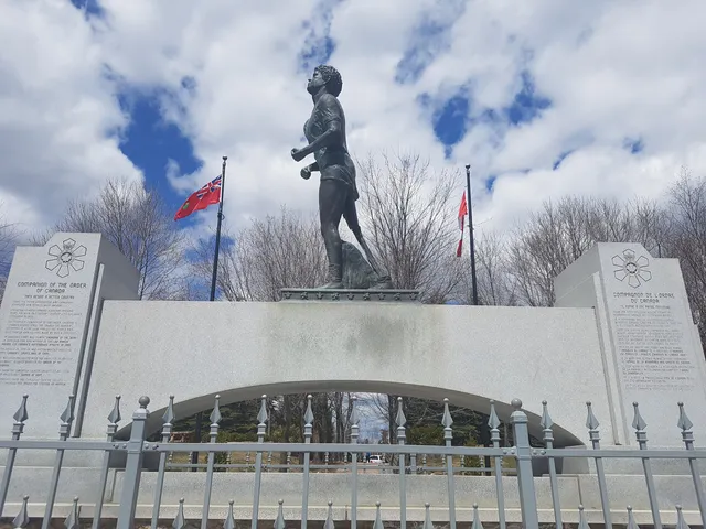 Terry Fox National Historic Person Plaque