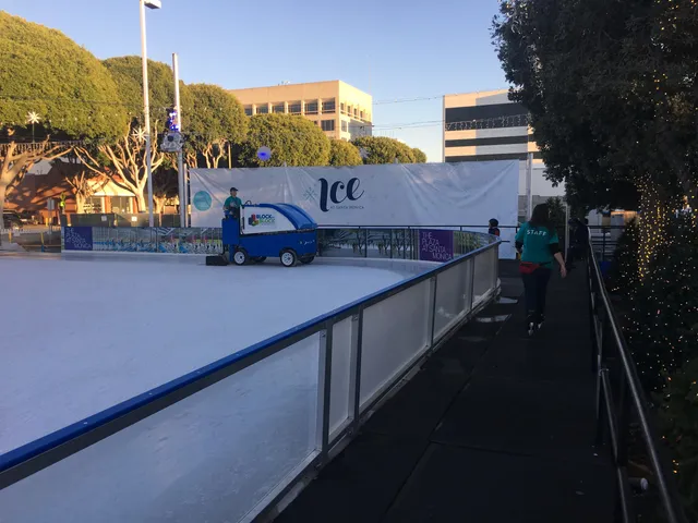 Ice at Santa Monica