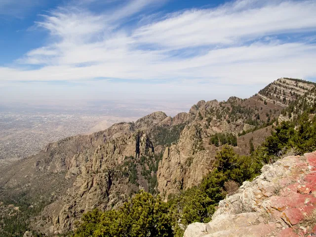 Sandia Mountains From La Luz Trail