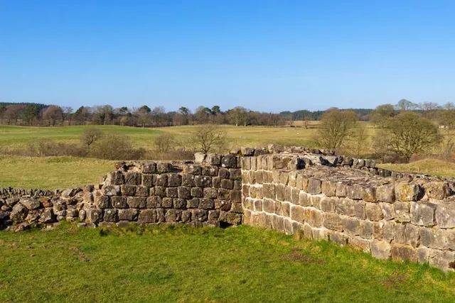 Harrows Scar Milecastle and Wall - Hadrian's Wall