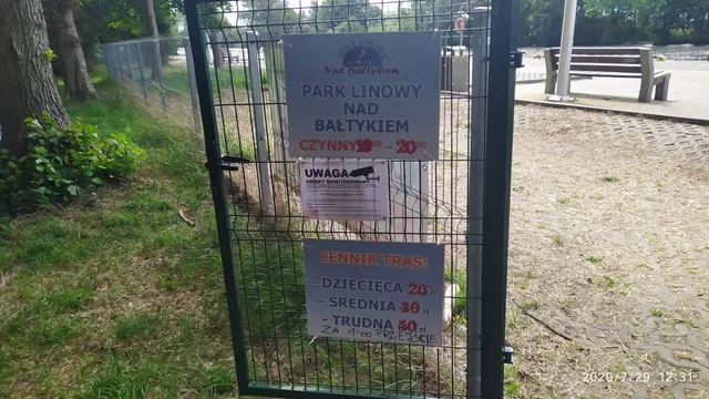 Park linowy Nad Bałtykiem
