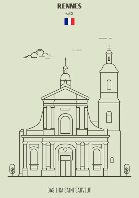 Basilique Saint-Sauveur à Rennes