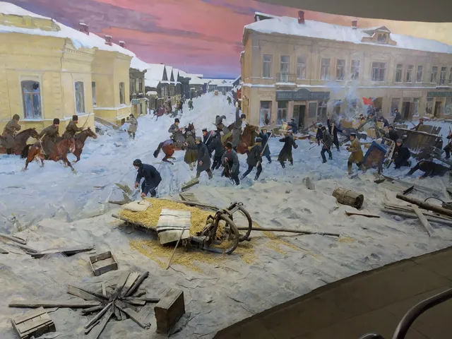 The museum-diorama in Motovilikha
