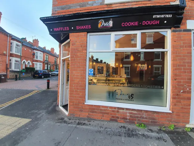 Duas panini and shakes