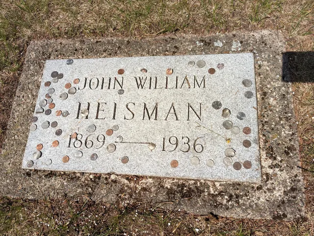 John Heisman's Grave of Heisman Trophy
