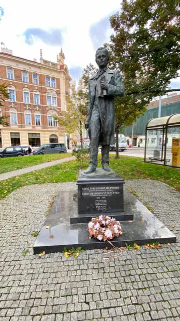 Statue of Taras Shevchenko, Smíchov