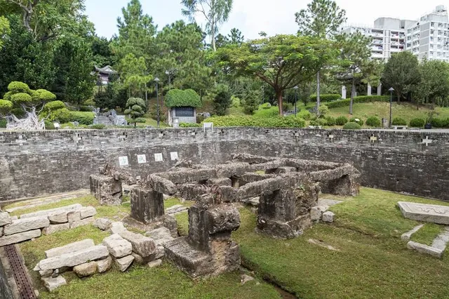 Remnants of the South Gate of Kowloon Walled City