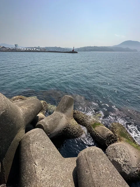 Oita port #5 White Lighthouse