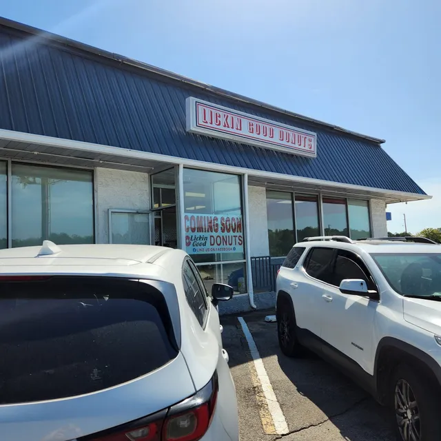 Lickin good donut in Lincoln