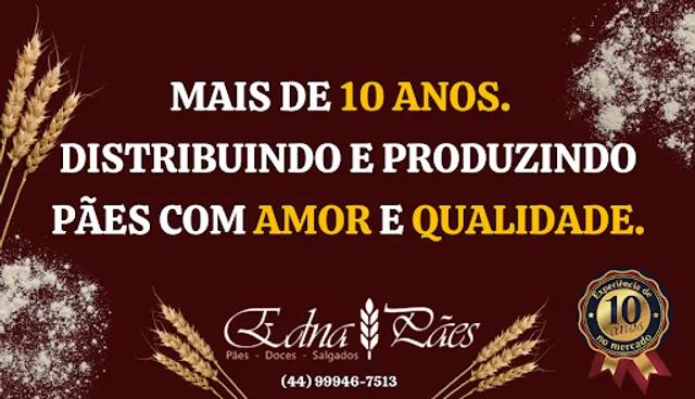 Edna Pães Pães de Hambúrguer Atacado e Varejo Maringá