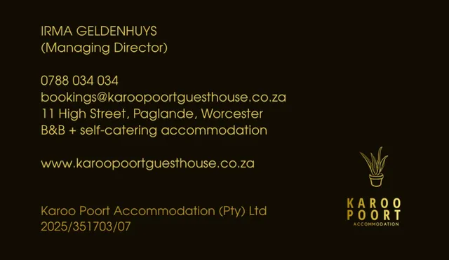 Karoo Poort Guesthouse/ Gastehuis