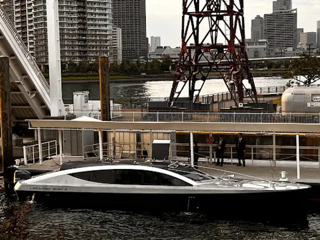 Commuting by boat Toyosu