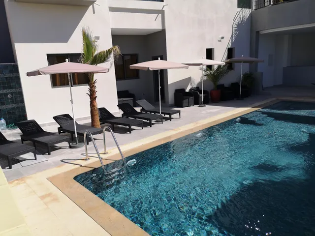 La petite palmeraie à Tamraght