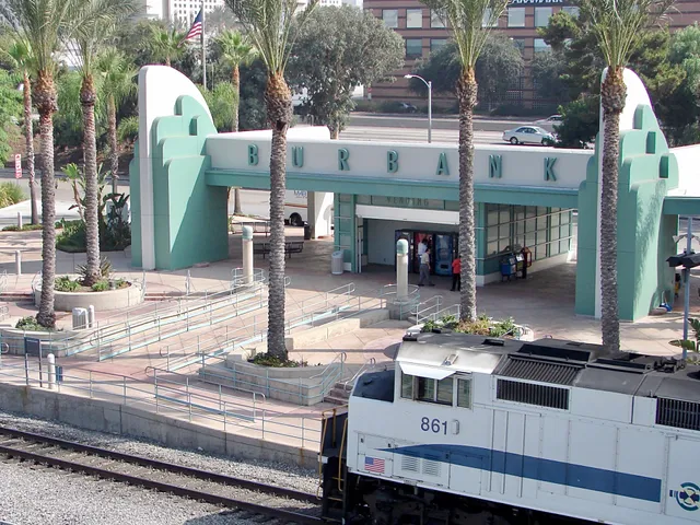 Downtown Burbank Metrolink Station