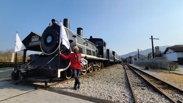 Gokseong Seomjin train village