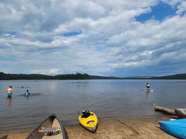 Lake of Two Rivers Campground beach