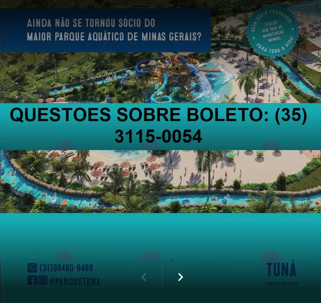 Tuna Parque Aquático - Representante Marcos