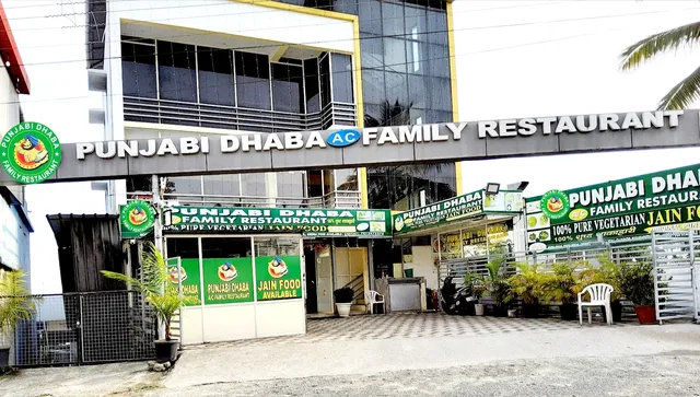 PUNJABI DHABA AC FAMILY RESTAURANT 100% PURE VEG AND JAIN FOOD AVAILABLE IN KOVALAM ONLY ONE BRANCH