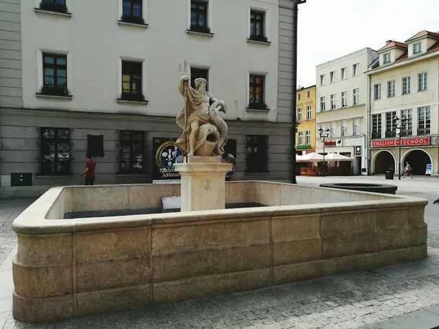 Neptune Fountain in Gliwice