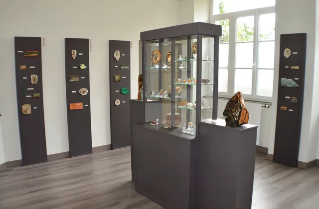 Museum of minerals eat pebbles