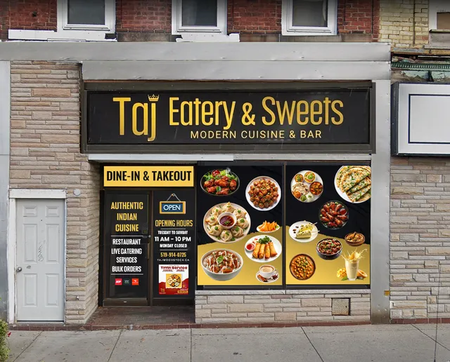 TAJ EATERY & SWEETS - Indian Restaurant in Ontario, Punjabi Restaurant in Woodstock