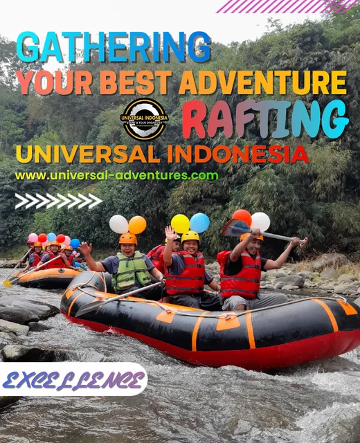 UNIVERSAL INDONESIA Rafting Offroad Arung Jeram Outbound Family Gathering Paintball Lembang Bandung Cikole Subang Pangandaran