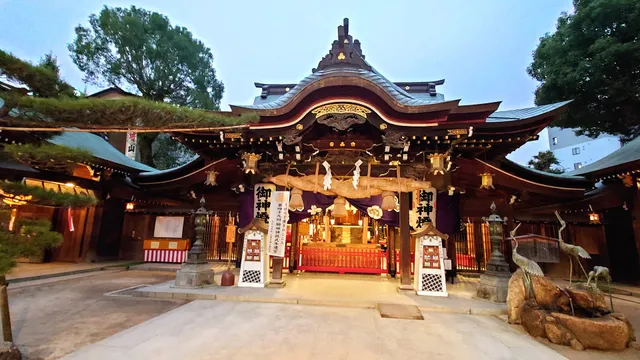 櫛田神社 夫婦銀杏