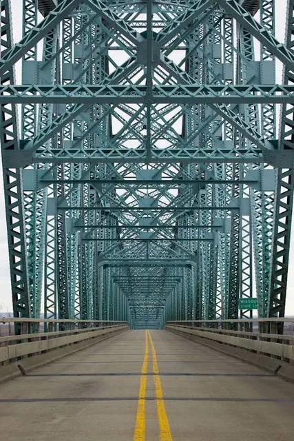 Historic Cairo Mississippi River Iron Bridge