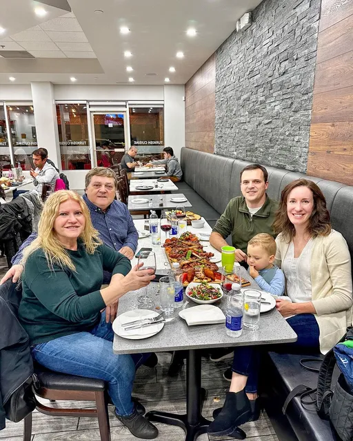 Turquoise grill house