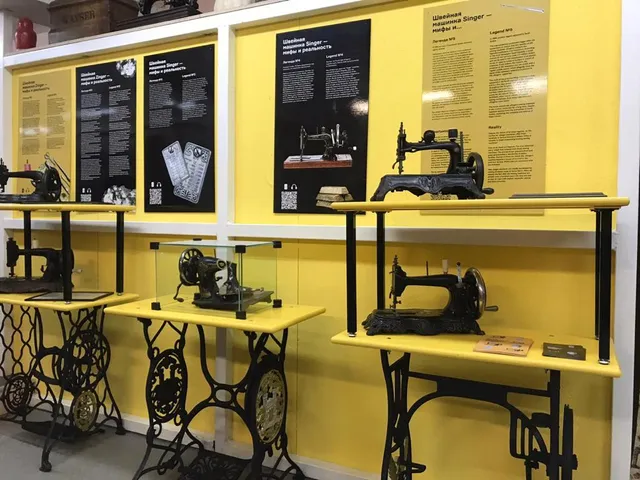 Museum of old sewing machines