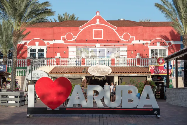 I Aruba sign