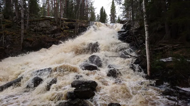 Varisköngäs waterfall