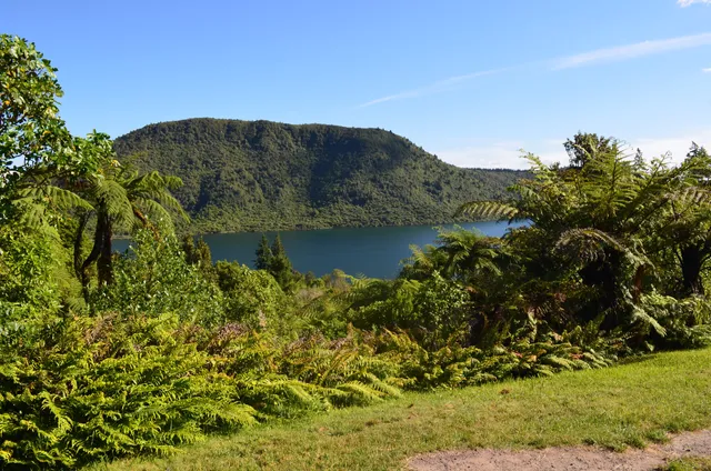The Blue and Green Lakes Lookout