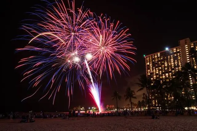 Waikiki Friday Fireworks