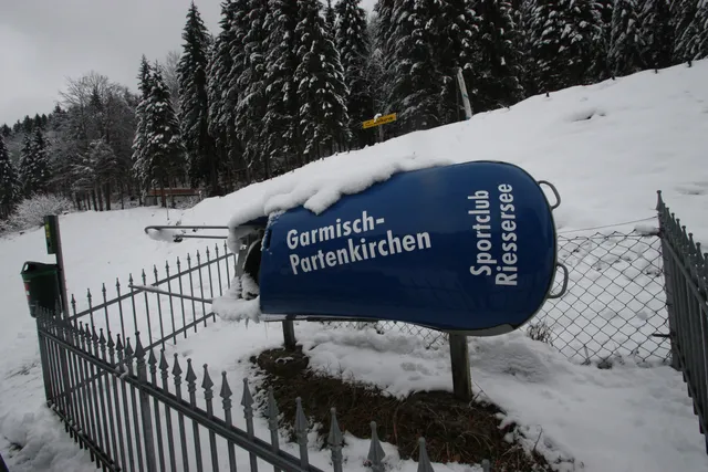 Historische Olympia Bobbahn am Rießersee - Bobmuseum (Bobschuppen)
