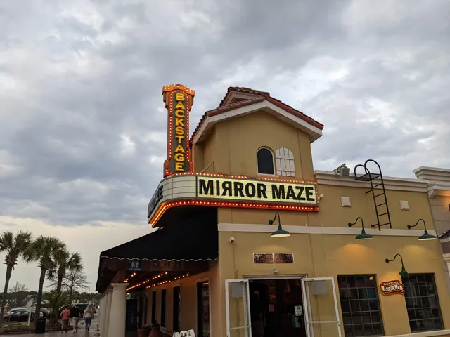 Backstage Mirror Maze