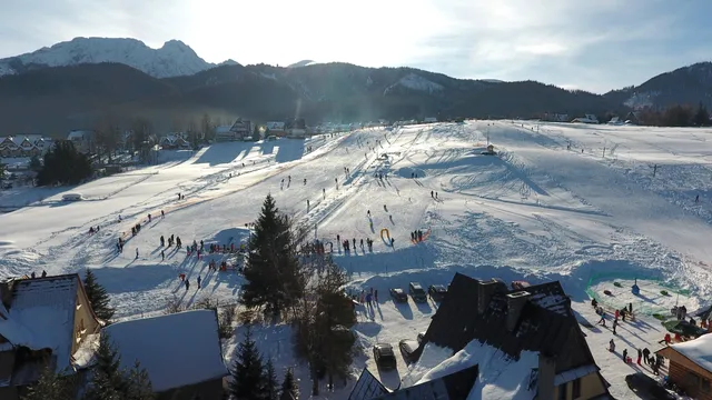 Budzowski Wierch Wyciąg Szkoła Narciarska