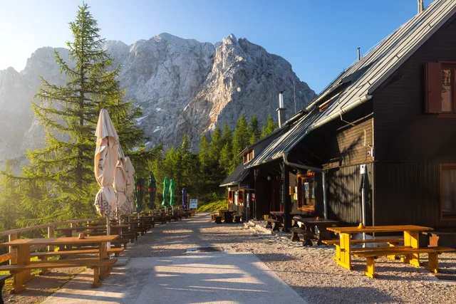 Postman's Lodge on the Vršič Pass