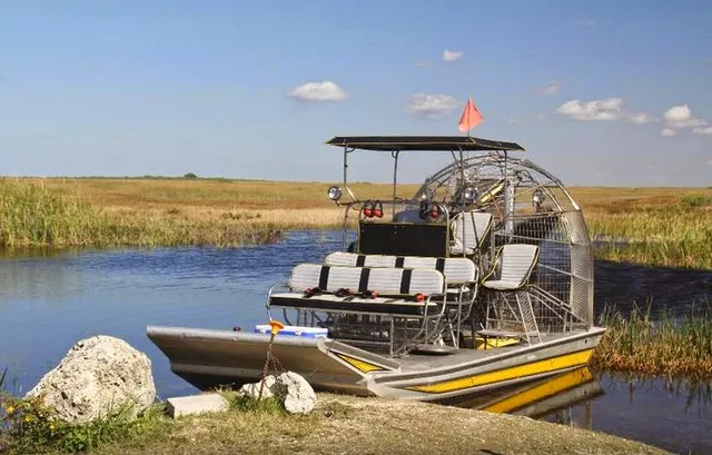 Airboat in Everglades