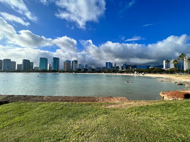 Waikiki beach magic island viewpoint