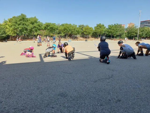 Pista de patinaje Madrid Rio