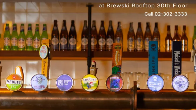 Brewski Rooftop Beer Bar at Radisson Blu Plaza Bangkok