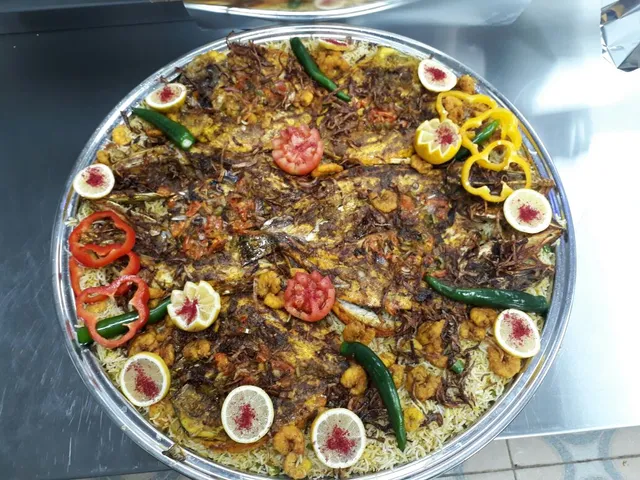 رز وسمك للمأكولات البحرية