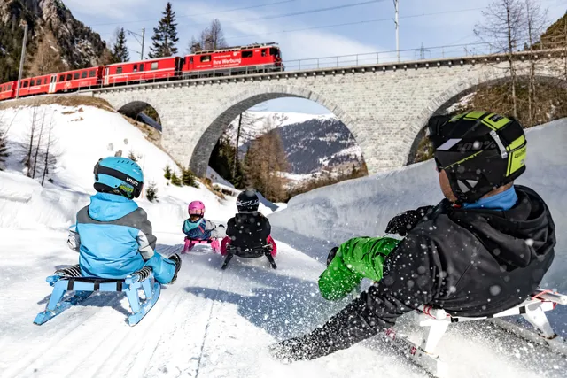 Schlittelbahn Preda Bergün