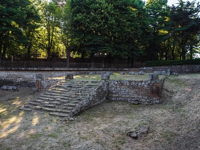Ruins of Etrurian Temple of Belvedere