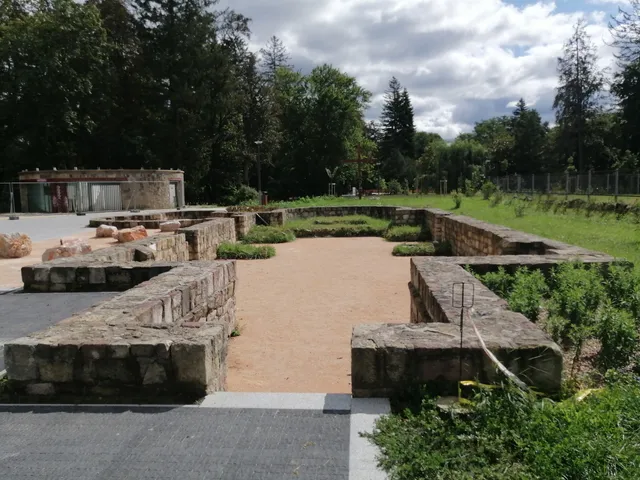 The ruins of a Benedictine Abbey
